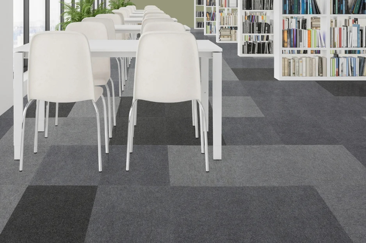Carpet tile flooring